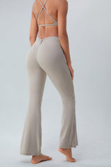 Ruched High Waist Active Pants - 808Lush