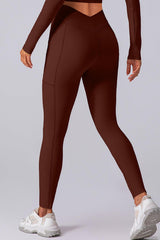 High Waist Active Leggings with Pockets - 808Lush