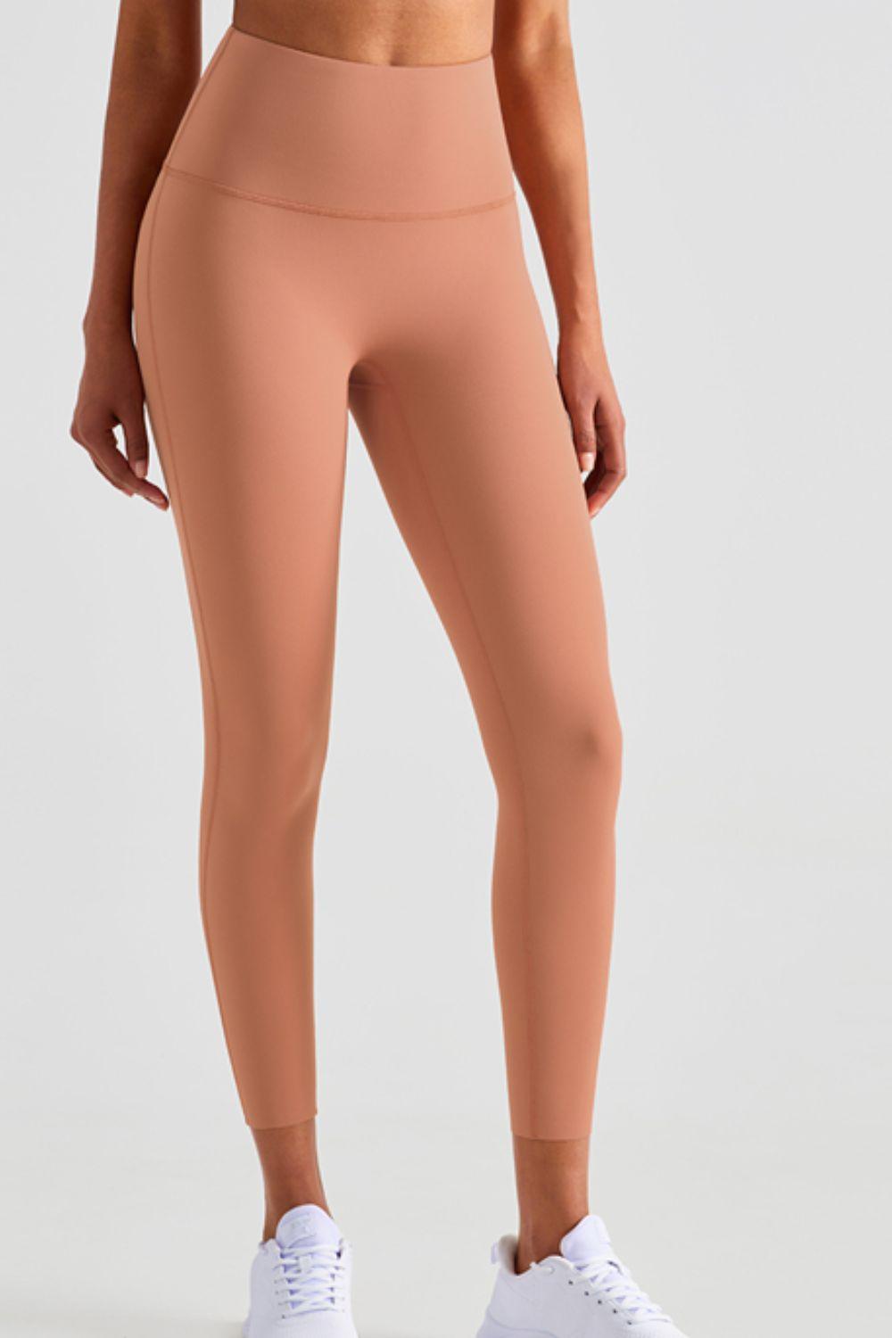 High Waist Seamless Ankle-Length Yoga Leggings - 808Lush