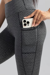 Contrast Stitching High Waist Active Pants - 808Lush