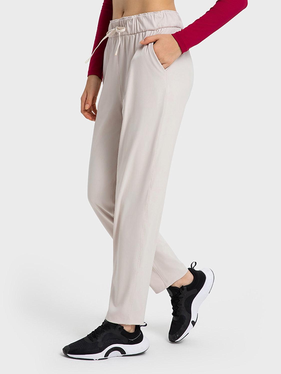 Drawstring Sport Pants with Pockets - 808Lush