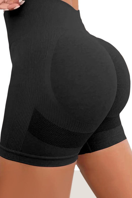 High Waist Active Shorts - 808Lush