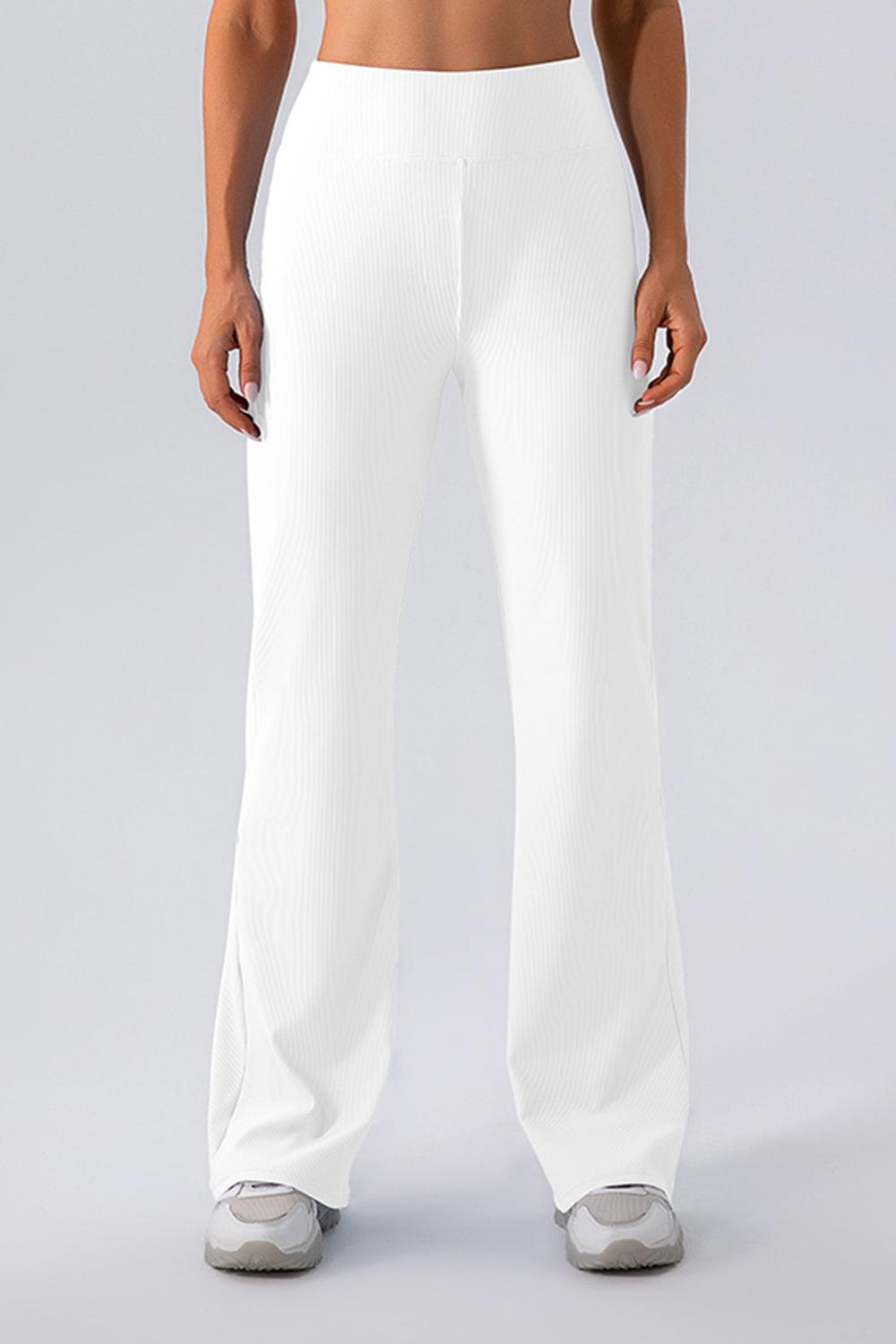 High Waist Straight Active Pants - 808Lush