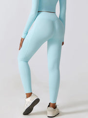 Wide Waistband Active Leggings - 808Lush