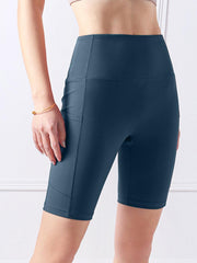 Pocketed High Waist Active Shorts - 808Lush