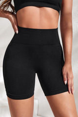 Slim Fit High Waistband Active Shorts - 808Lush