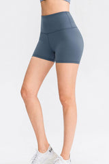 Wide Waistband Sports Shorts - 808Lush