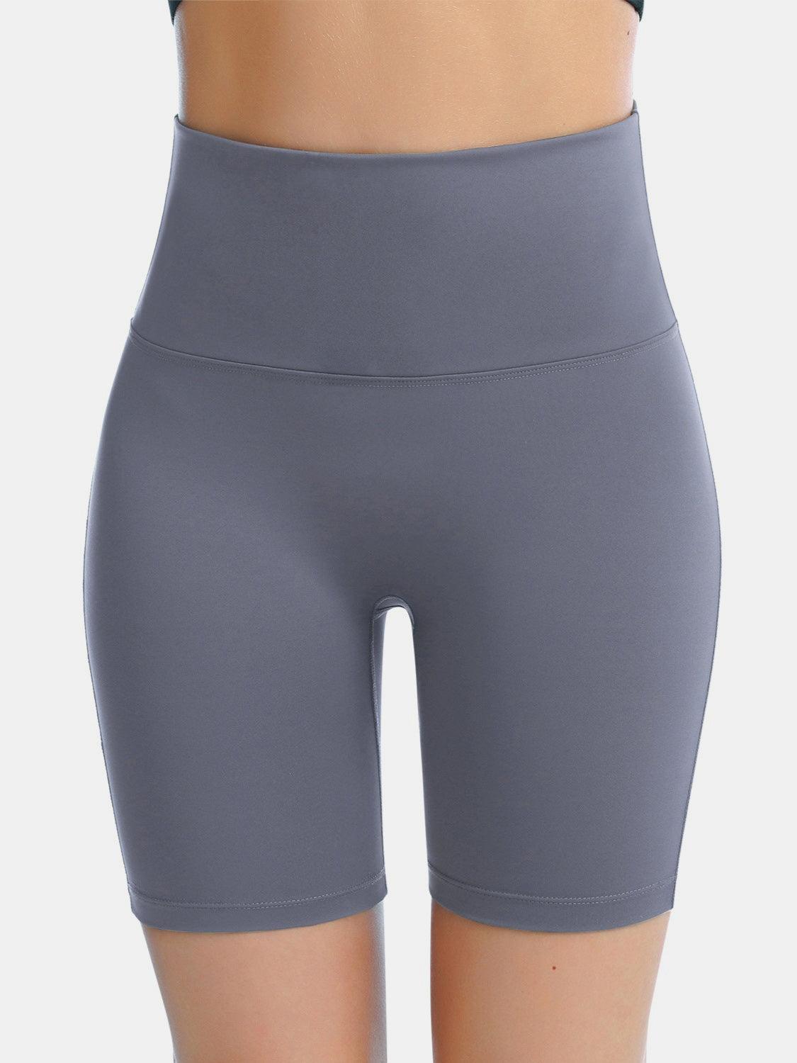 Pocketed High Waist Active Shorts - 808Lush