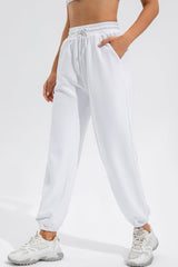 Drawstring Active Pants with Pockets - 808Lush