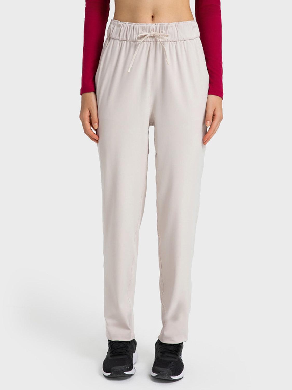 Drawstring Sport Pants with Pockets - 808Lush