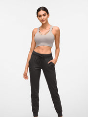 Double Take Tied Joggers with Pockets - 808Lush