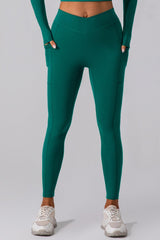 High Waist Active Leggings with Pockets - 808Lush