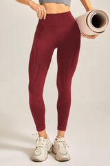 Wide Waistband Long Active Pants - 808Lush