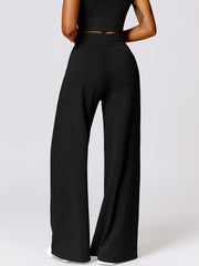 Drawstring High Waist Active Pants - 808Lush