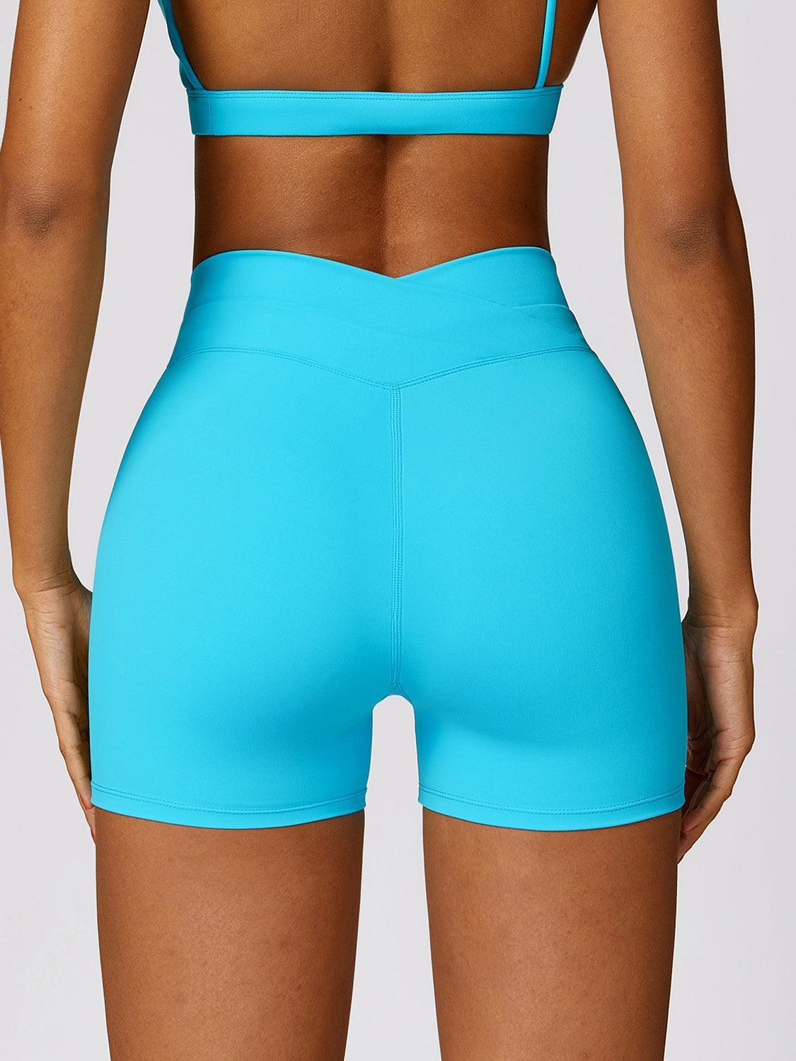 High Waist Active Shorts - 808Lush