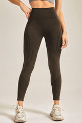 Wide Waistband Long Active Pants - 808Lush