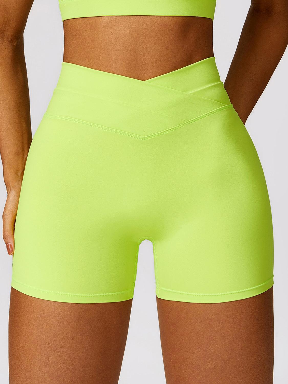 High Waist Active Shorts - 808Lush