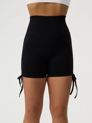 Drawstring High Waist Active Shorts - 808Lush