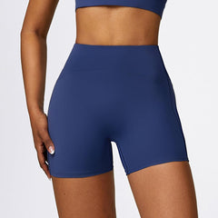 Wide Waistband Slim Fit Sports Shorts - 808Lush