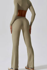 Slim Fit High Waist Long Sports Pants - 808Lush