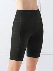 Pocketed High Waist Active Shorts - 808Lush