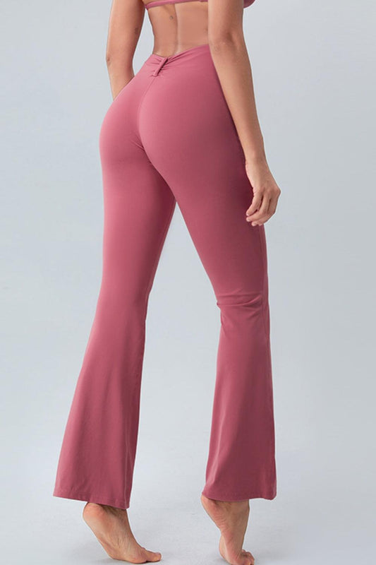 Ruched High Waist Active Pants - 808Lush