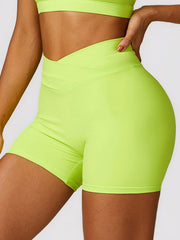 High Waist Active Shorts - 808Lush