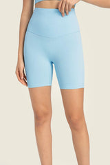 Seamless High-Rise Wide Waistband Biker Shorts - 808Lush