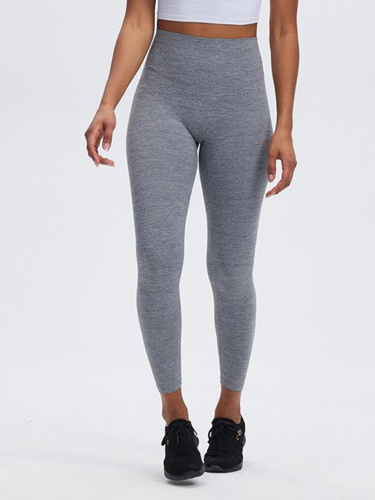 Fashionable sports yoga pants with high waist, tummy control and butt lift, peach butt fitness pants - 808Lush