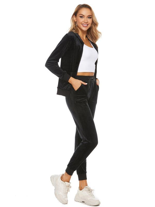 women's casual sweatshirt two piece suit set - 808Lush