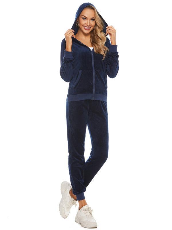 women's casual sweatshirt two piece suit set - 808Lush